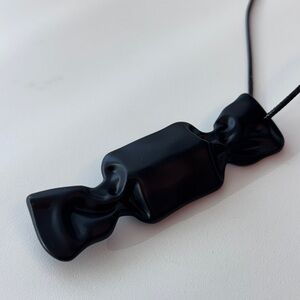 Black Candy Pendant Necklace